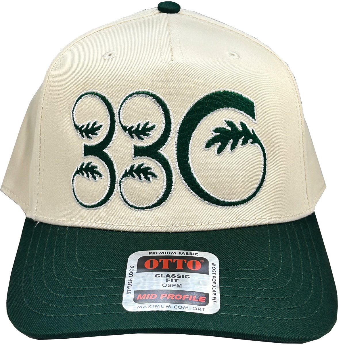 336 Trucker - Green/Natural