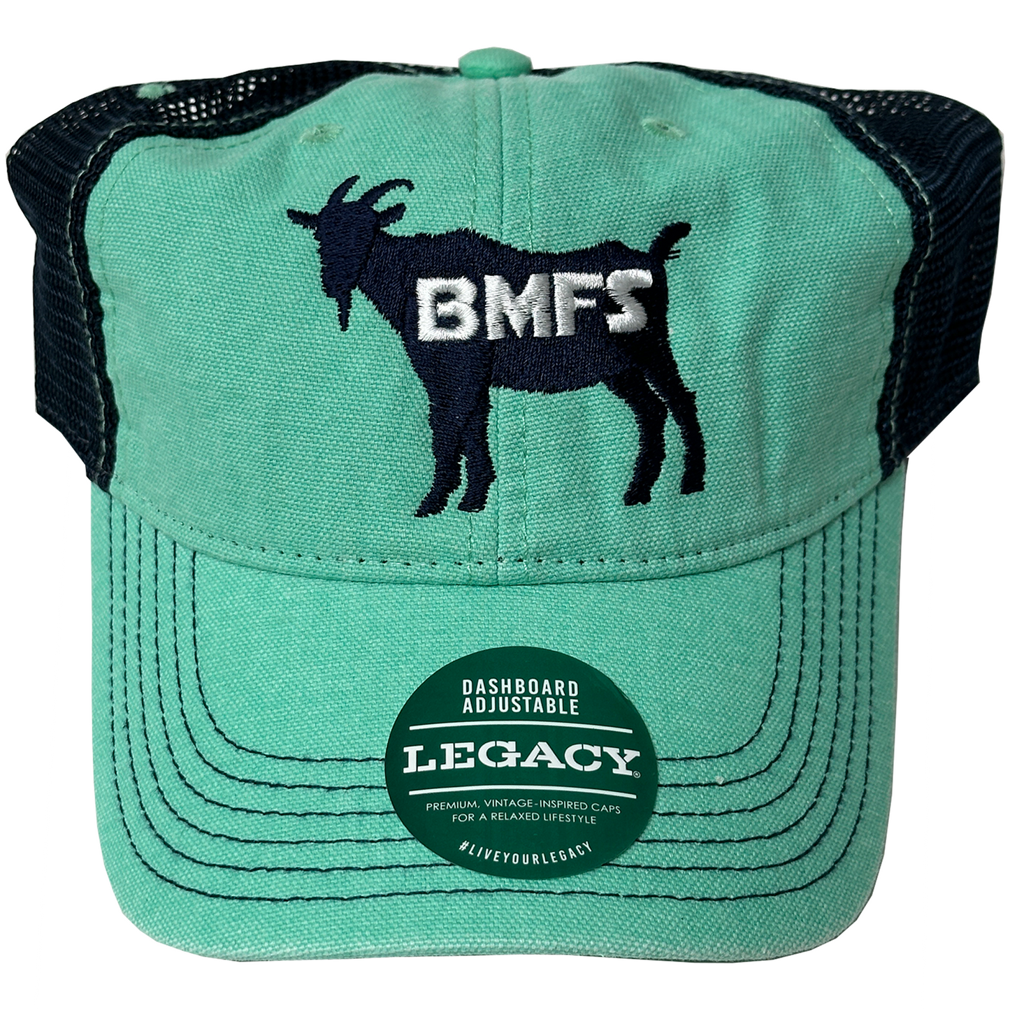 BMFS Goat Dashboard Trucker Mint
