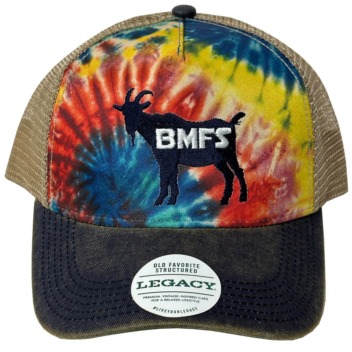 BMFS Goat Tie Dye Trucker