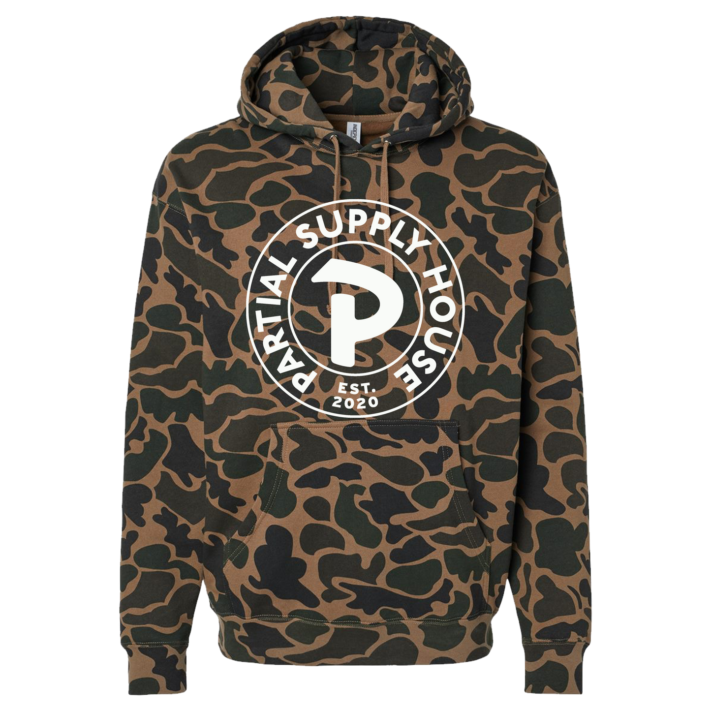 Partial Medallion Hoodie - Duck Camo