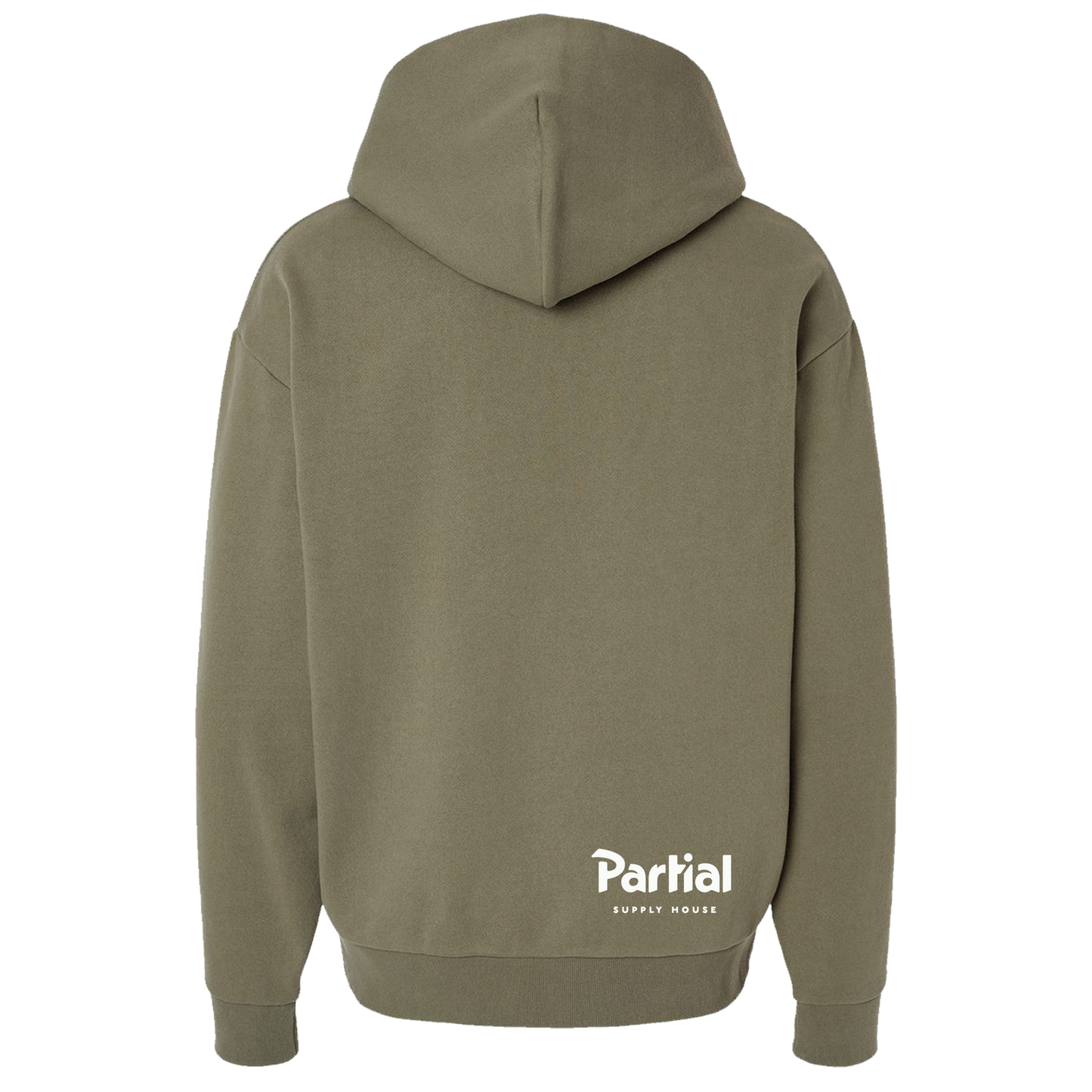 Partial Medallion Hoodie - Olive