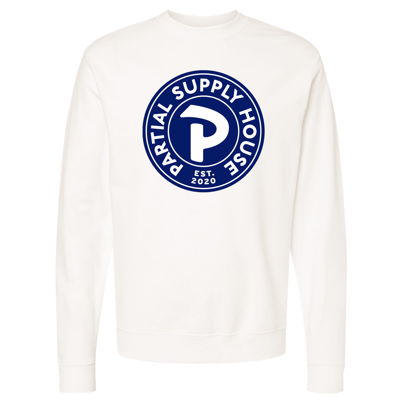 Partial Supply House Medallion Crewneck - Bone
