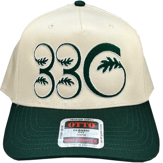 336 Trucker - Green/Natural