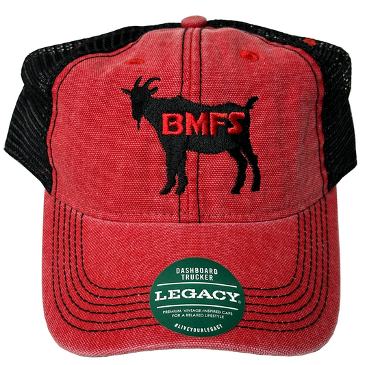 BMFS Goat Dashboard Trucker Red