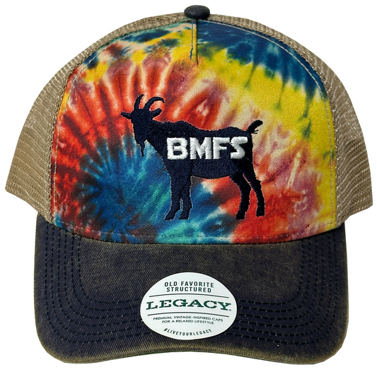 BMFS Goat Tie Dye Trucker
