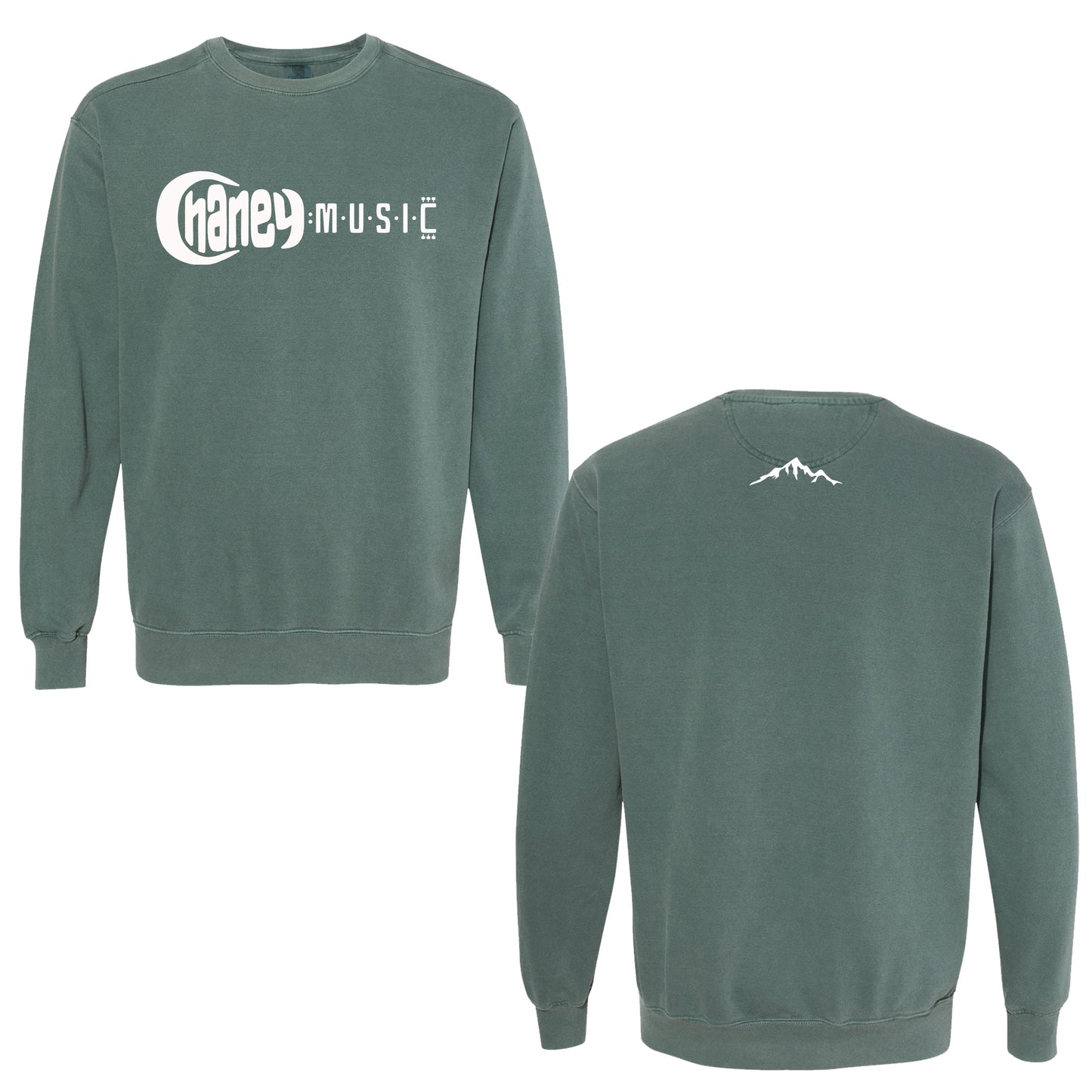 Chaney Music Crewneck - Blue Spruce