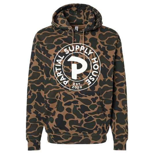 Partial Medallion Hoodie - Duck Camo