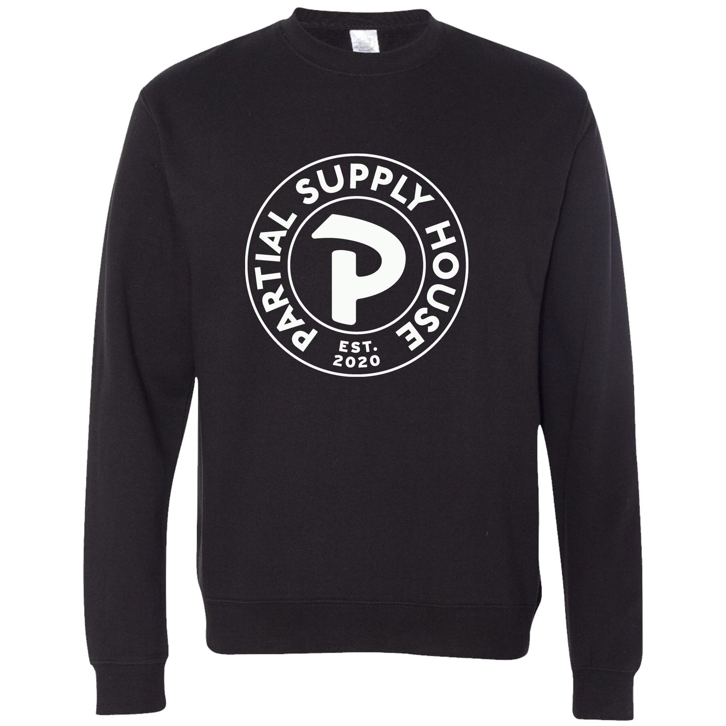 Partial Supply House Crewneck - Black