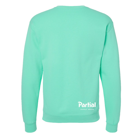 Partial Supply House Medallion Crewneck - Mint