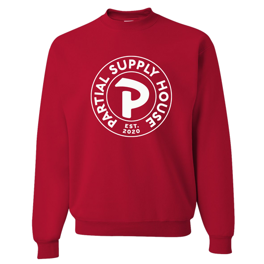 Partial Supply House Crewneck - Red