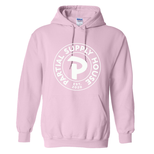 Partial Medallion Hoodie - Pink