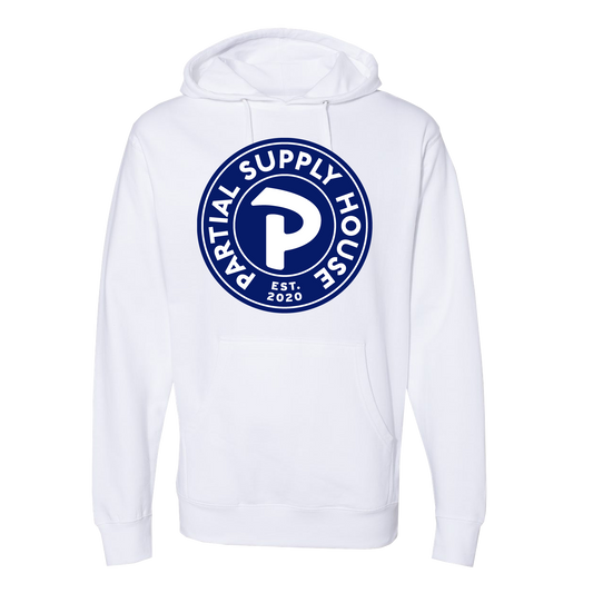 Partial Medallion Hoodie - White