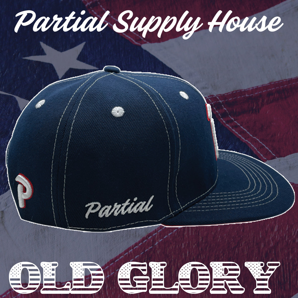 Vintage Old Glory Classic Snapback